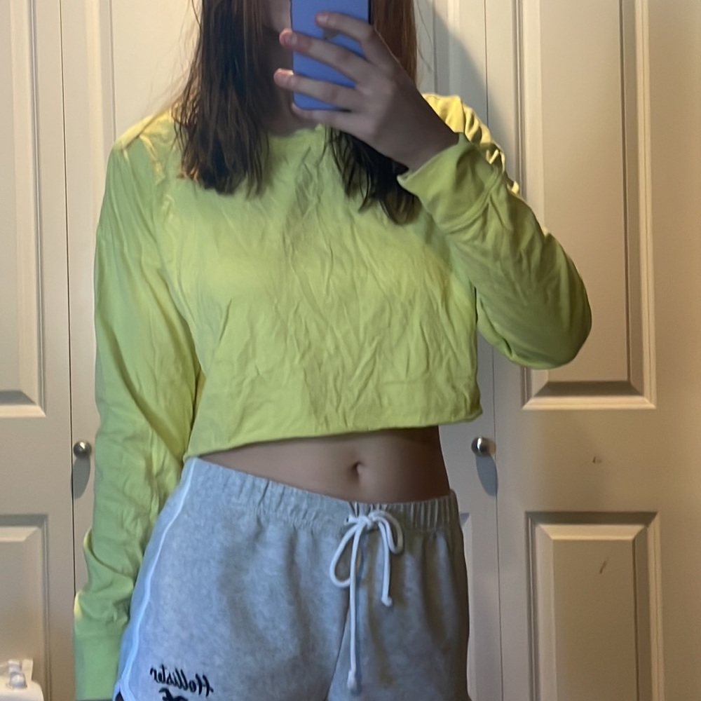 Neon Yellow Crop Top